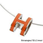 HERMES ݥåץå ڥ ORANGE/silver